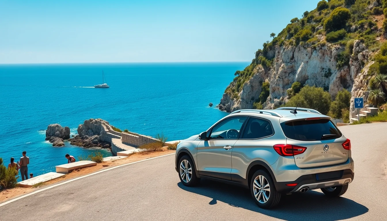 レンタカーで自由に移動